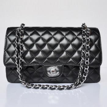 Chanel  Flap bags 1112 Black Lambskin Cross Body Bag