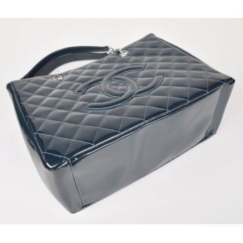 Chanel Shopping bags 20995 Blue Enamel Ladies Handbag