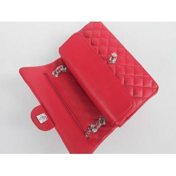 Quality Chanel  Flap bags 01112A Red Cross Body Bag Ladies