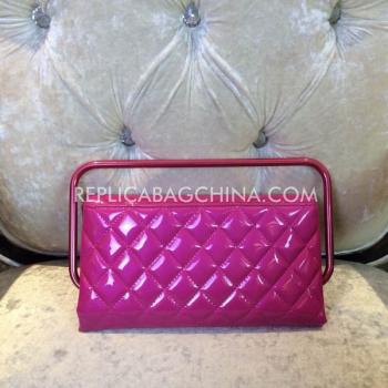 Chanel Handbag Red Leather