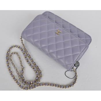 Replica Chanel Mini bags 33814 Purple 2way Ladies