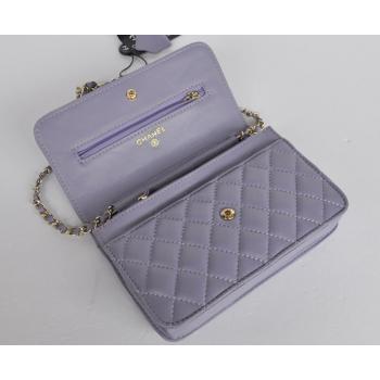 Replica Chanel Mini bags 33814 Purple 2way Ladies