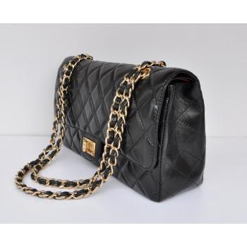 Quality Chanel 2.55 Reissue Flap 1113 Black Lambskin Ladies Bag Replica