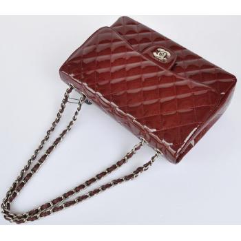 Chanel  Flap bags 28600 Red Enamel Cross Body Bag