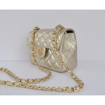 Cheap Chanel  Flap bags 1115 Gold Lambskin Small Bag