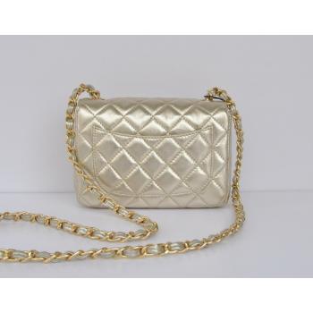 Cheap Chanel  Flap bags 1115 Gold Lambskin Small Bag