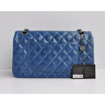 Chanel 2.55 Reissue Flap 35944 Blue Crocodile Cross Body Bag