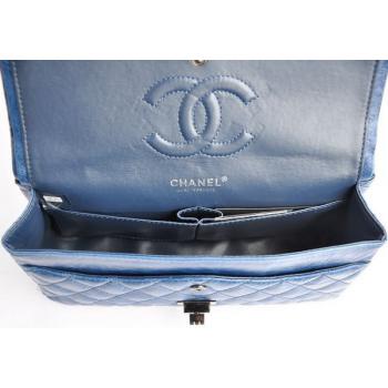 Chanel 2.55 Reissue Flap 35944 Blue Crocodile Cross Body Bag