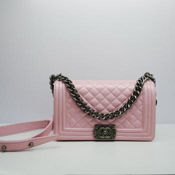 Chanel Boy Chanel bags 30172 Pink Medium Ladies Handbags