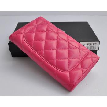 Cheap Quality Chanel Wallet 37253 Pink Lambskin Ladies Wallet