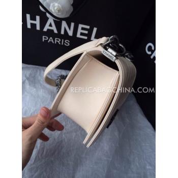 Chanel Leather Cross Body Bag New Arrival White Le Boy