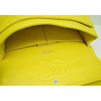 Cheap Chanel A1112 Yellow Lambskin Ladies Handbag HM07116