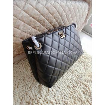 Chanel Handbag  Black Calfskin