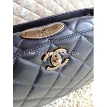 Chanel Handbag  Black Calfskin