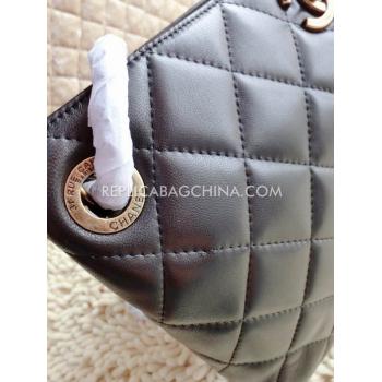 Chanel Handbag  Black Calfskin