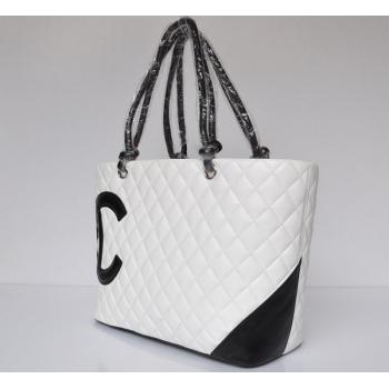 Chanel Cambon bags 9005 White Cross Body Bag Ladies