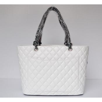 Chanel Cambon bags 9005 White Cross Body Bag Ladies