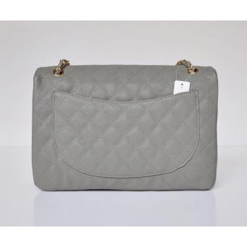 Chanel  Flap bags 47600 Grey Cow Leather Ladies Bags