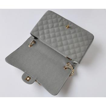 Chanel  Flap bags 47600 Grey Cow Leather Ladies Bags