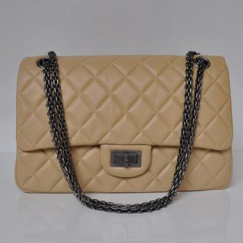 Replica Chanel 2.55 Reissue Flap 28668 Apricot Lambskin Medium Handbags