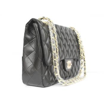 Chanel  Flap bags 1113 Black Cross Body Bag Ladies