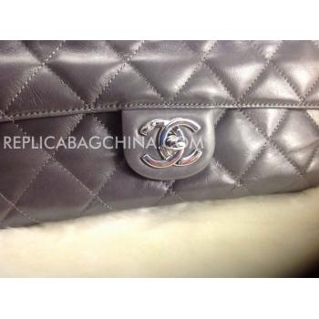 Chanel Brown Handbag Leather Replica