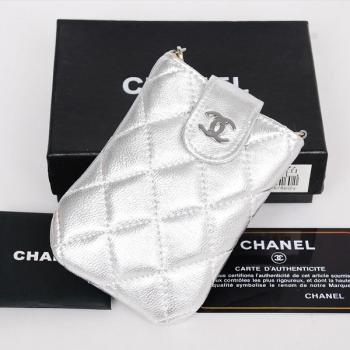 Cheap Chanel Iphone Cases 172 Silver Phone Case Unisex