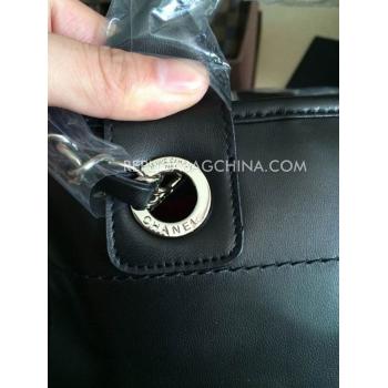 Replica Chanel Genuine Leather New Arrival Black Handbag