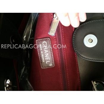 Replica Chanel Genuine Leather New Arrival Black Handbag