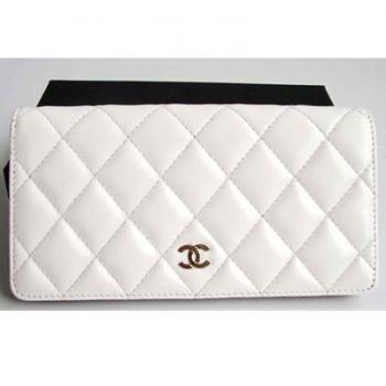 Chanel Wallet C1509 White Small Ladies Wallet