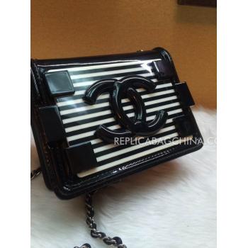 Replica Chanel Camera New Arrival Black Genuine Leather Cross Body Bag