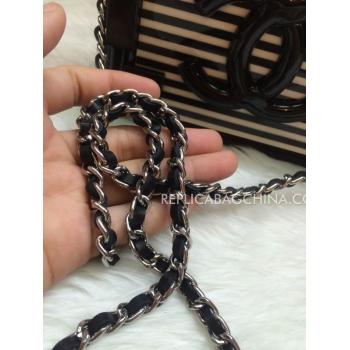 Replica Chanel Camera New Arrival Black Genuine Leather Cross Body Bag