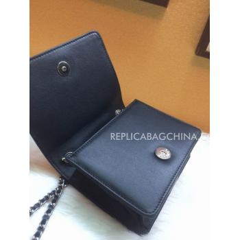 Replica Chanel Camera New Arrival Black Genuine Leather Cross Body Bag