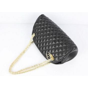 Chanel Bowling Bags 49854 Black Medium Ladies Handbags Replica