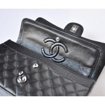 Cheap Chanel 1112 Black Lambskin 2way