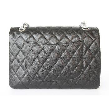 Chanel  Flap bags 01112 Black Cow Leather Cross Body Bag