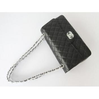 Chanel  Flap bags 01112 Black Cow Leather Cross Body Bag