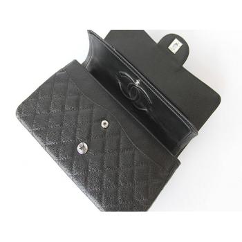 Chanel  Flap bags 01112 Black Cow Leather Cross Body Bag