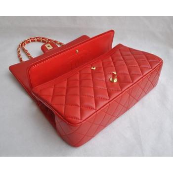 Replica Chanel  Flap bags 1113 Red Medium Cross Body Bag