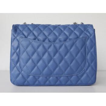 Cheap Chanel  Flap bags 1113 Blue Cow Leather Cross Body Bag