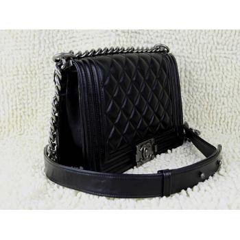 Chanel Boy Chanel bags 67025 Black Lambskin Small