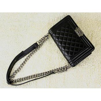 Chanel Boy Chanel bags 67025 Black Lambskin Small