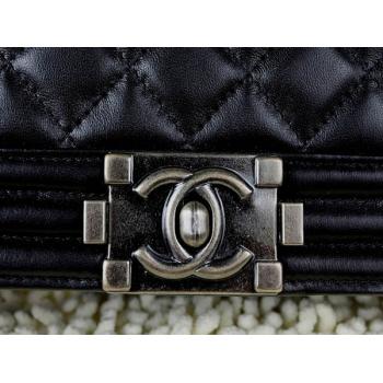 Chanel Boy Chanel bags 67025 Black Lambskin Small