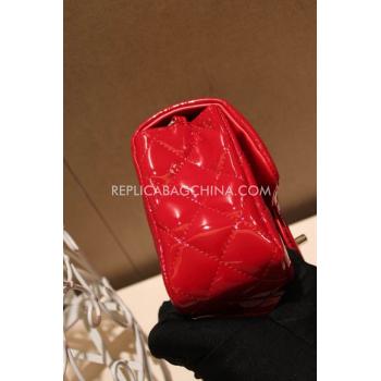 Chanel Calfskin Handbag  Flap Mini Red