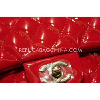 Chanel Calfskin Handbag  Flap Mini Red