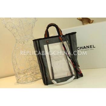 Chanel Canvas New Arrival Grey Handbag Shopping Bag