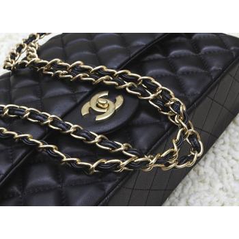 Cheap Chanel 1113 Black Lambskin 2way Replica