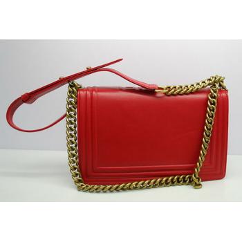 Chanel Boy Chanel bags 30159 Red Cross Body Bag Ladies