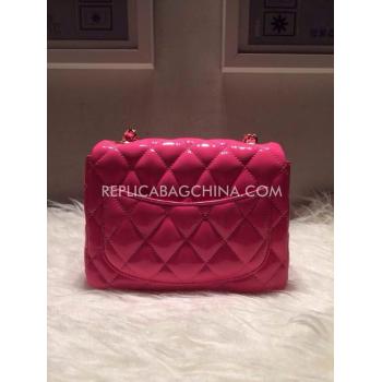 Chanel Genuine Leather  Flap 2way Red Replica