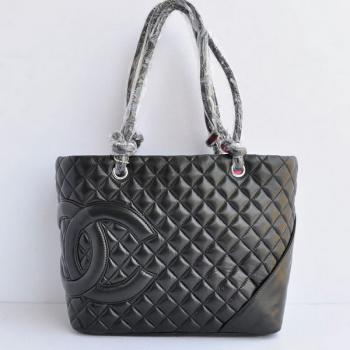 Chanel Cambon bags 25169 Black Small Cross Body Bag Replica